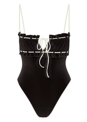 Antoinette One Piece - Black / Creme