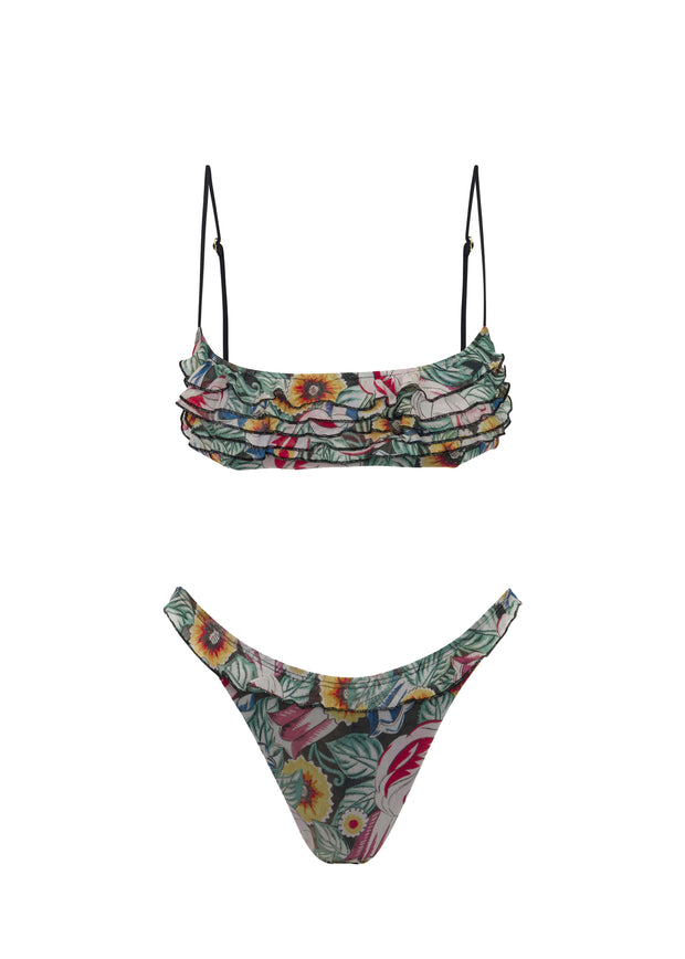 Bardot Bottom - Vintage Floral