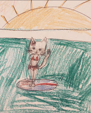 Tamara Bikini Bottom - Surfin Kitty